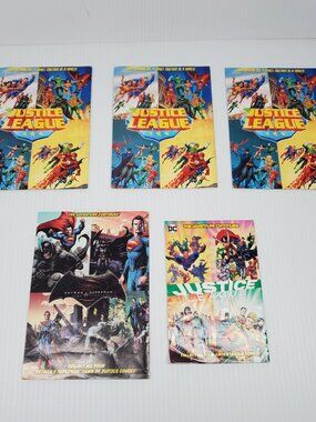 DC Comic Miniseries Justice League #1, #2, #4, and #2, Batman V Superman #2